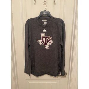 Vintage Adidas AEROKNIT Climacool Texas‎ A&M Men’s Long Sleeve Shirt Large